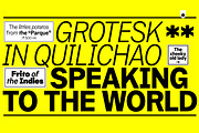 Quilichao Grotesk, a Sans Serif Font by Sudtipos (Thumbnail 1 of 8)