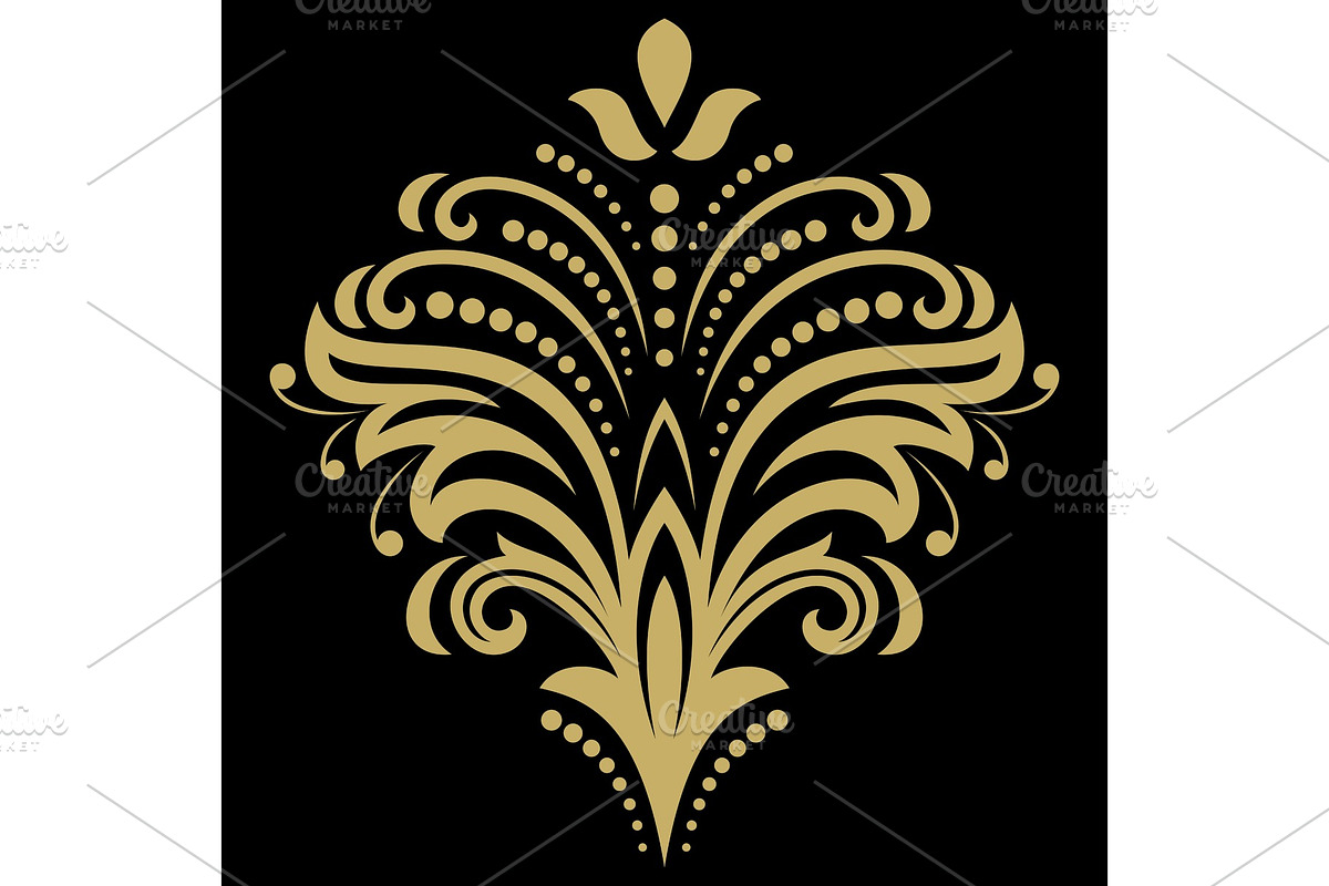 Floral Vector Abstract Pattern, a Decorative Illustration by FineArtStudio (Photo 1 of 3)