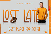 LOST LATE, a Sans Serif Font by Koplexs Studio (Thumbnail 8 of 13)