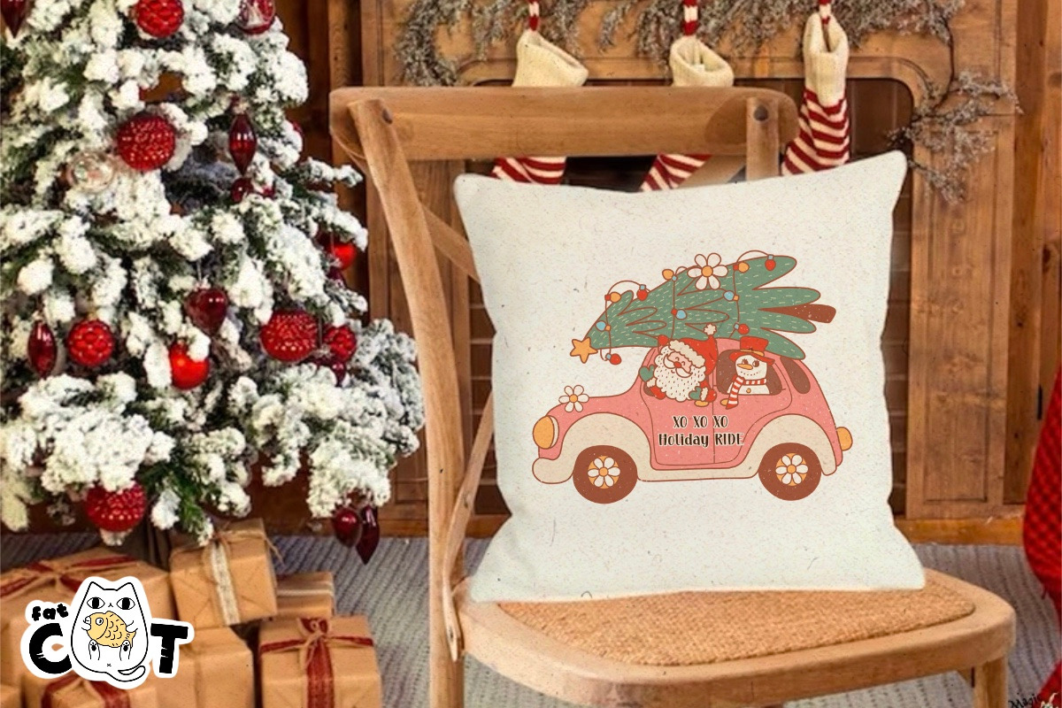 Groovy Christmas Sublimation Bundle, an Object Graphic by FatCat_Design (Photo 6 of 7)