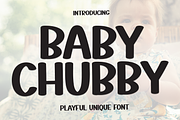 Baby Chubby | Script Font, a Script Font by Scratchones (Thumbnail 1 of 8)