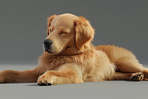 dog cute 3d ,render quality, widescr, a Photo by LOGOCREATIVE