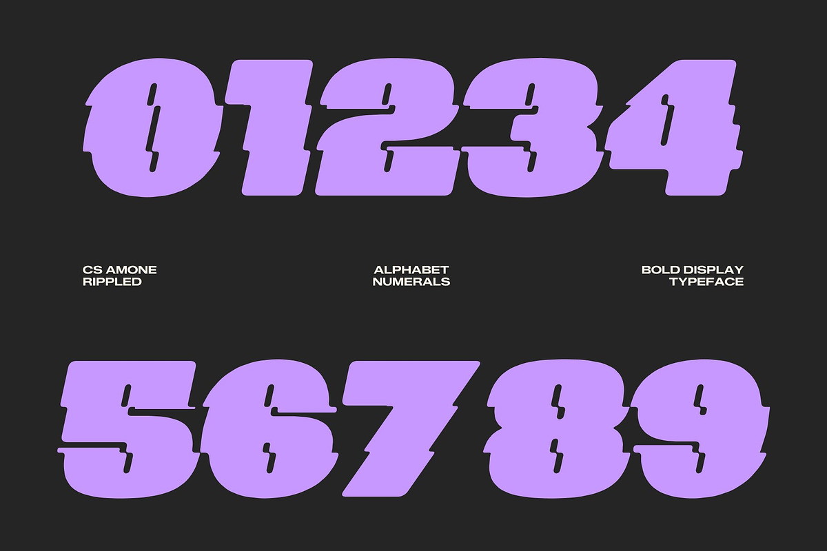 CS Amone Rippled, a Sans Serif Font by Craft Supply Co. (Photo 6 of 8)