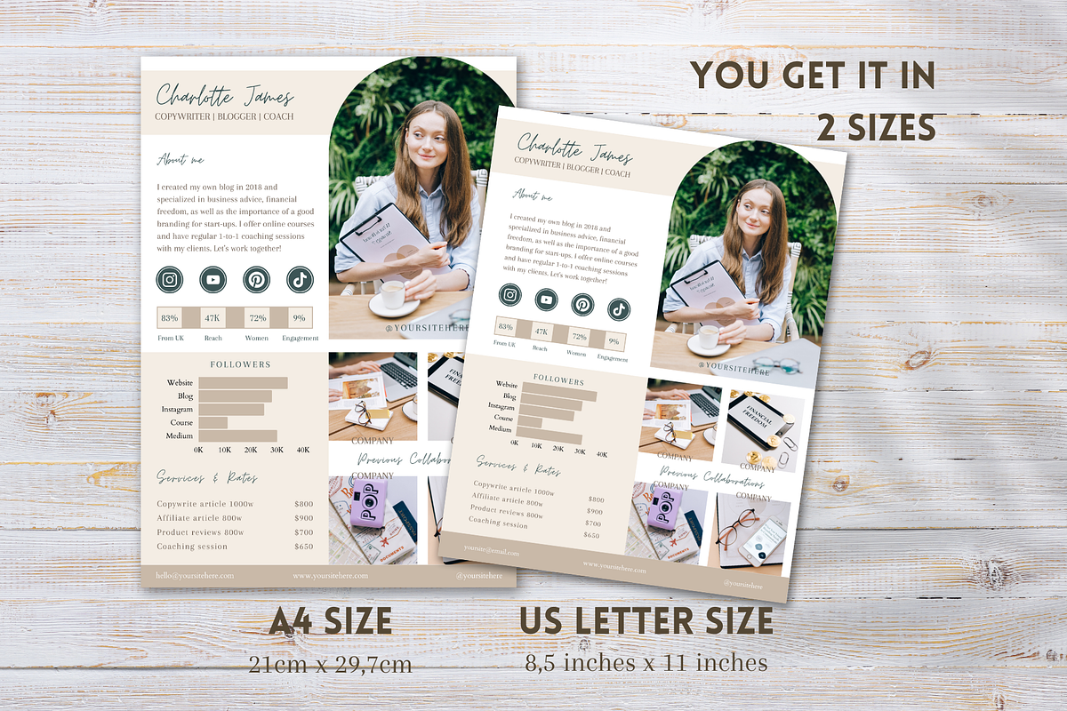 Copywriter and Coach Business Bundle, a Templates & Theme by Golden Horizons Studio (Photo 8 of 17)