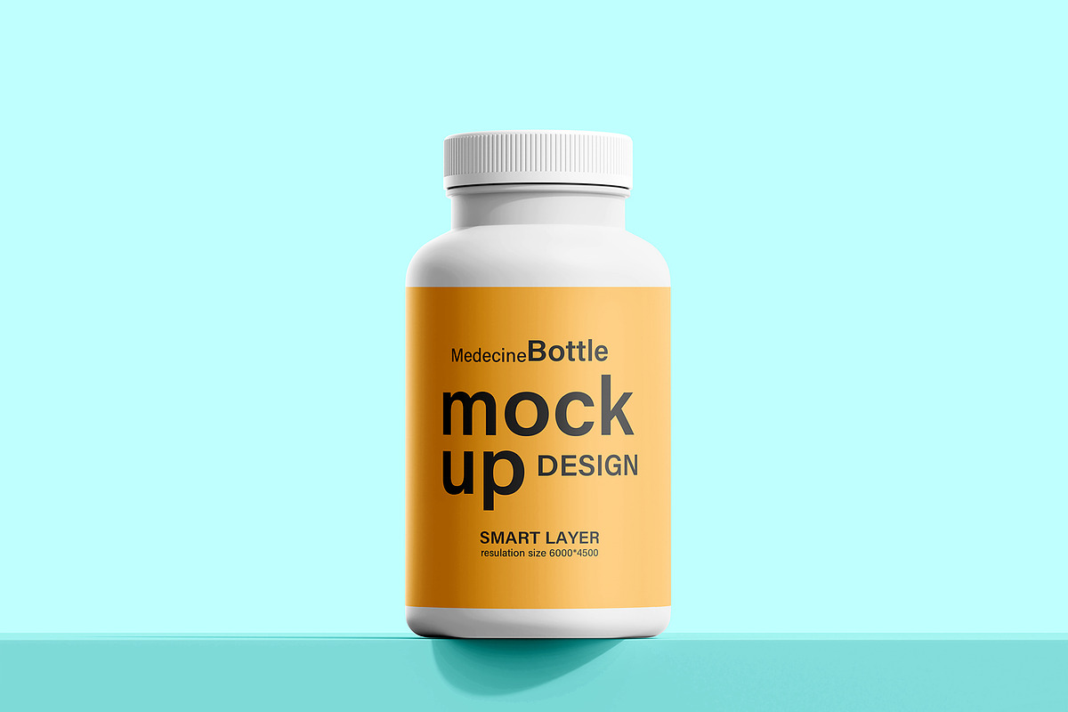 Supplement Bottle Mockup Bundle, a Packaging Mockup by pixelmock (Photo 19 of 35)