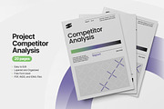 Project Competitor Analysis Template, a Brochure Template by TMint Play (Thumbnail 1 of 8)