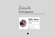 Custom HTML Email Signature Template, an Email Template by Zqdo (Thumbnail 1 of 2)