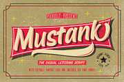 Mustank Casual Script + EXTRA, a Script Font by Rochart (Thumbnail 1 of 16)