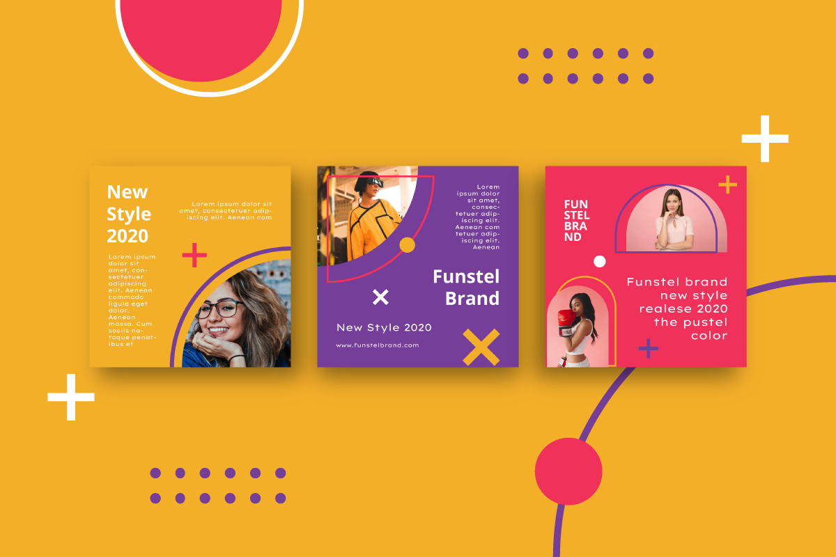 Funstel Puzzle Instagram Feed Templa, a Social Media Template by Inkofert (Photo 6 of 10)