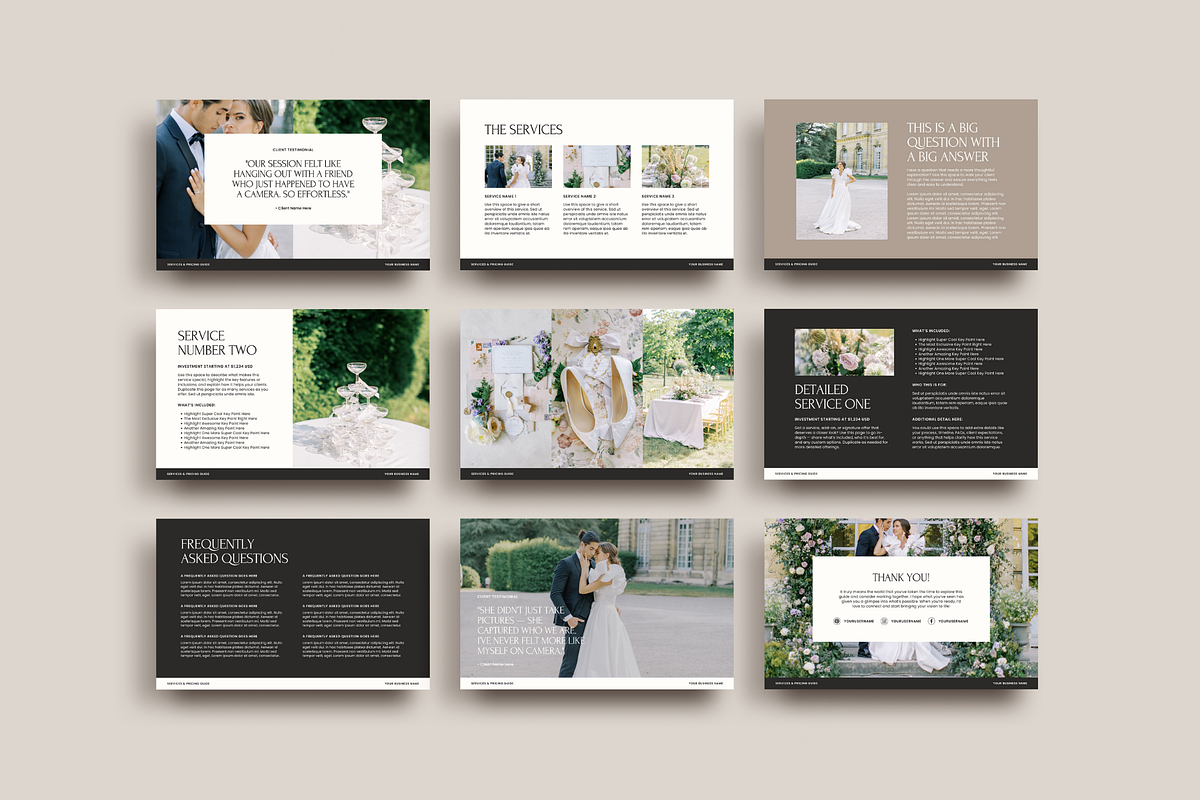 Pricing Guide Photography | Canva, a Presentation Template by Rosetta Lane Design (Photo 4 of 9)