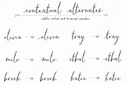 Hollyhock - A Messy Calligraphy Font, a Script Font by Angie Makes (Thumbnail 3 of 5)
