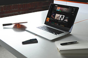4K Macbook Pro v3 PSD mockup, a Mac Mockup by mockupdepot (Thumbnail 3 of 5)