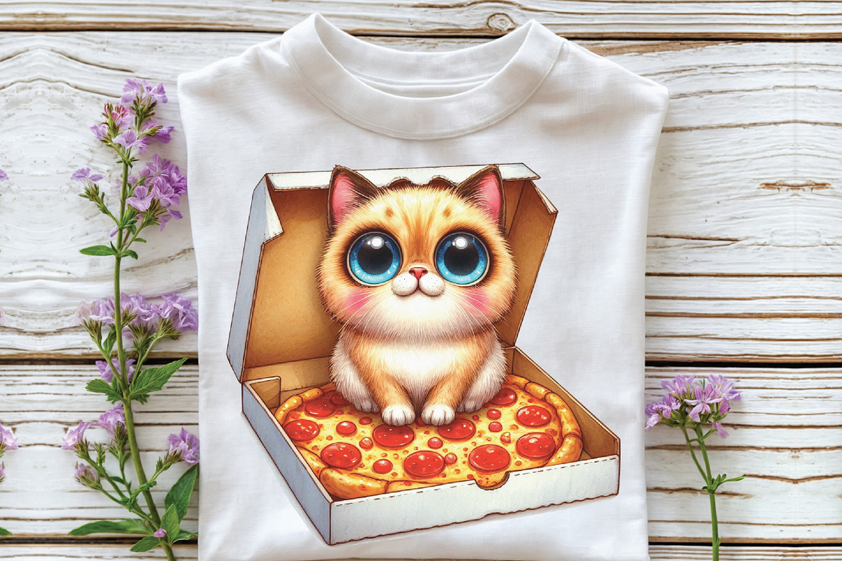 Funny Quirky Cats Clipart, an Illustration by CraftArtStudio (Photo 3 of 6)