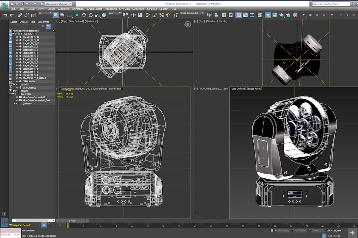 Stage Lighting Collection-14 PCS, an Object 3D Model by akerStudio (Photo 77 of 309)