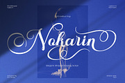 Nokarin Font, a Script Font by alit design (Thumbnail 1 of 15)