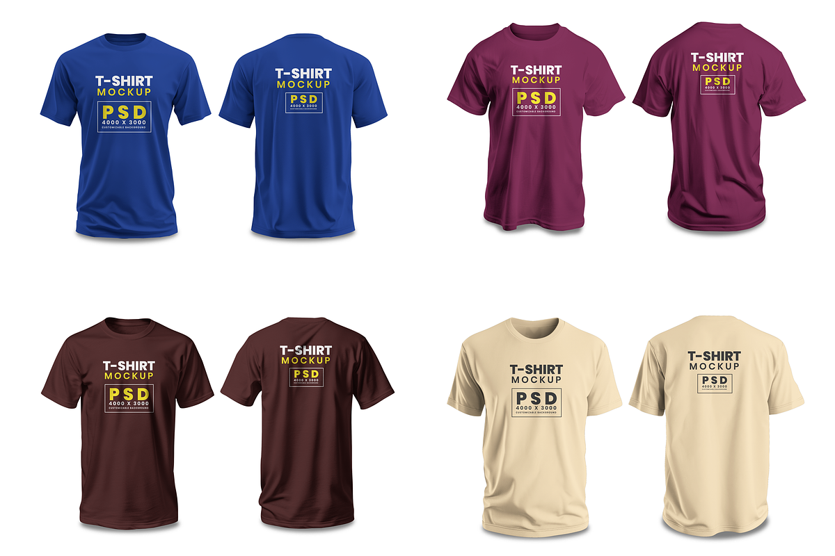 BUNDLE Tshirt Clothing Mockup, an Apparel Mockup by DigitAuras (Photo 6 of 7)