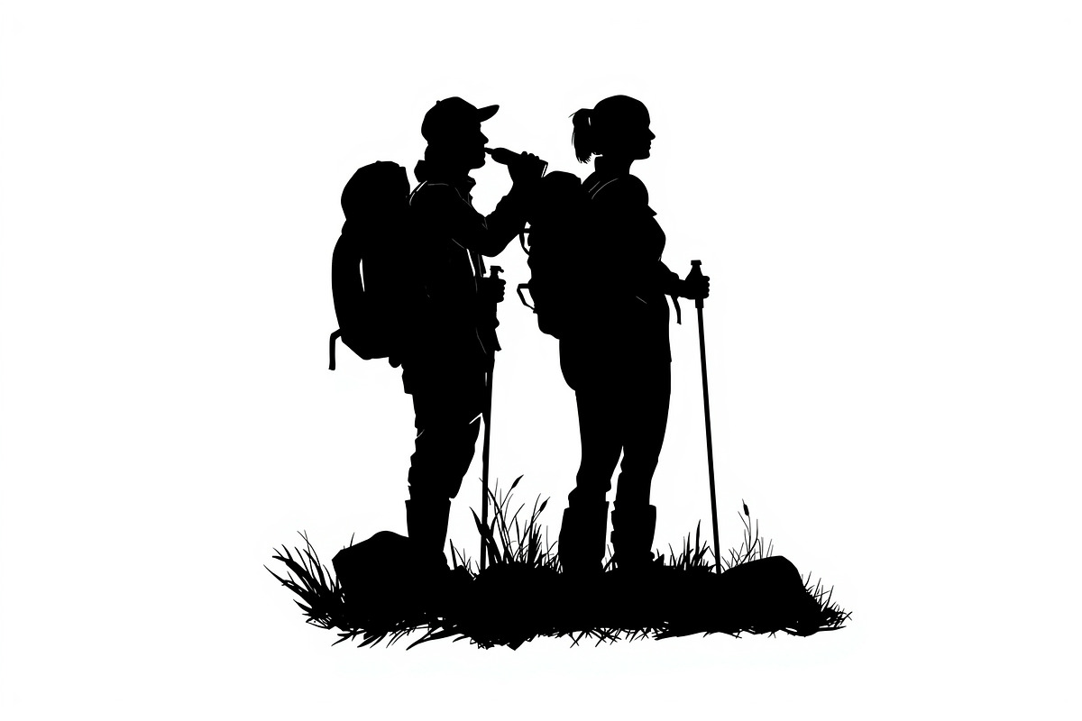 Hiker and Mountain Bundle, an Illustration by Creativeshirt (Photo 16 of 21)