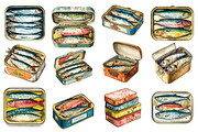 Feature Retro Sardines Sublimation, an Illustration by SinaCreation (Thumbnail 3 of 5)