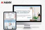 Kajabi Sales Funnel Templates, a Landing Page Template by Altenne | Kajabi Designer (Thumbnail 2 of 9)
