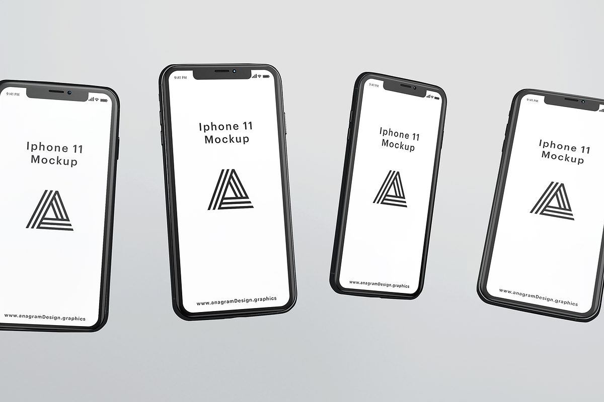 Iphone 11 mockup, an iPhone Mockup by AnagramDesign (Photo 5 of 8)