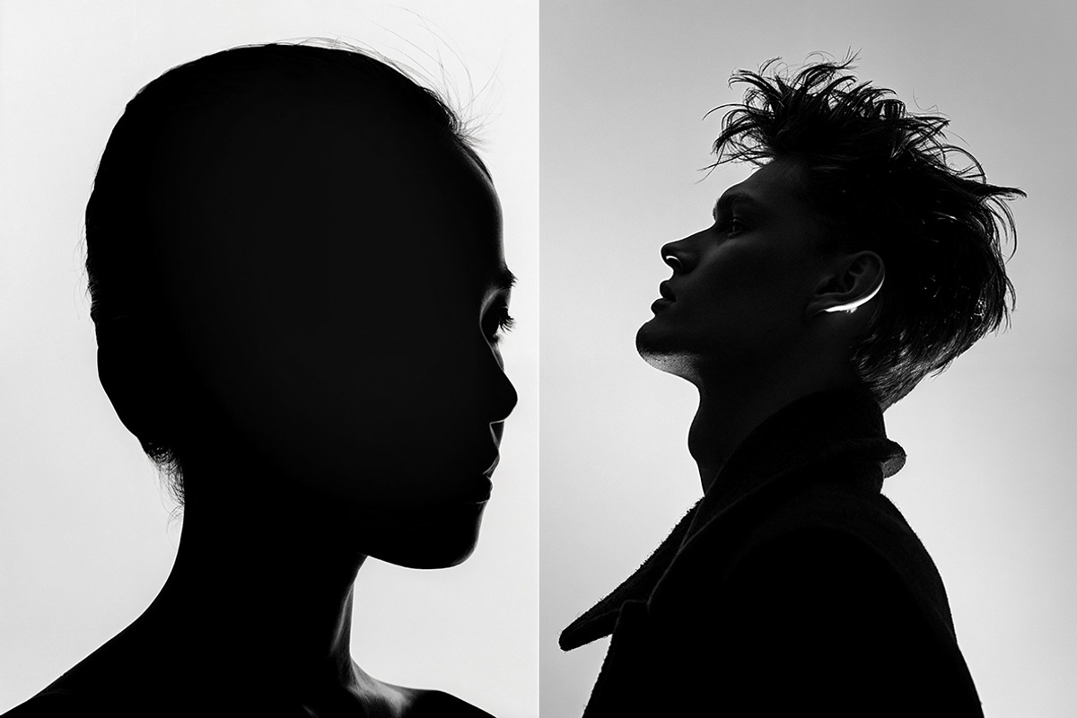 122 Silhouette Portraits, a Person Photo by Handmadefont (Photo 13 of 15)