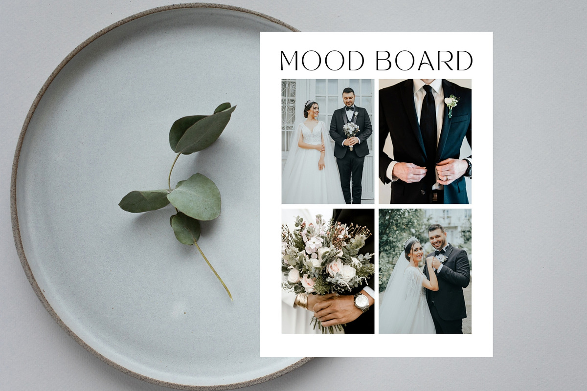 Dresscode card, Wedding mood board, a Card Template by EvaTemplates (Photo 7 of 8)