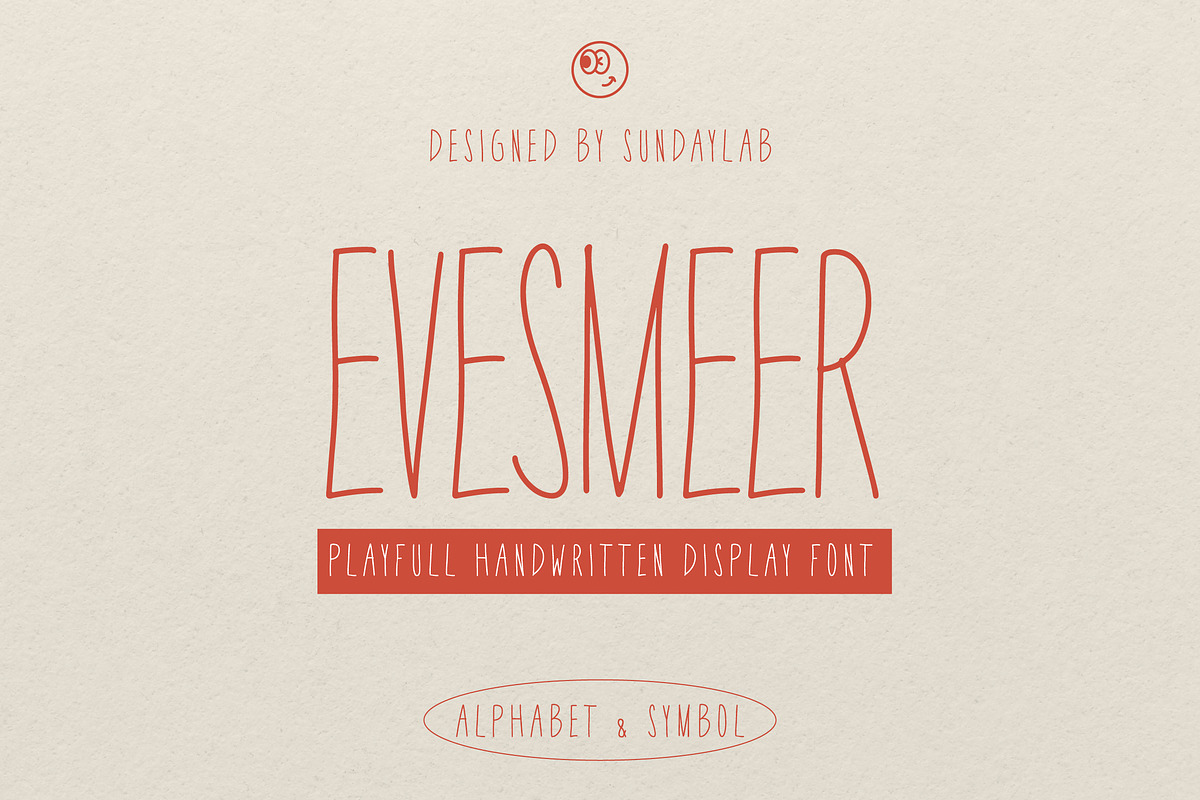 Evesmeer Handwritting Typeface, a Handwritten Font by Sundaylab (Photo 1 of 5)