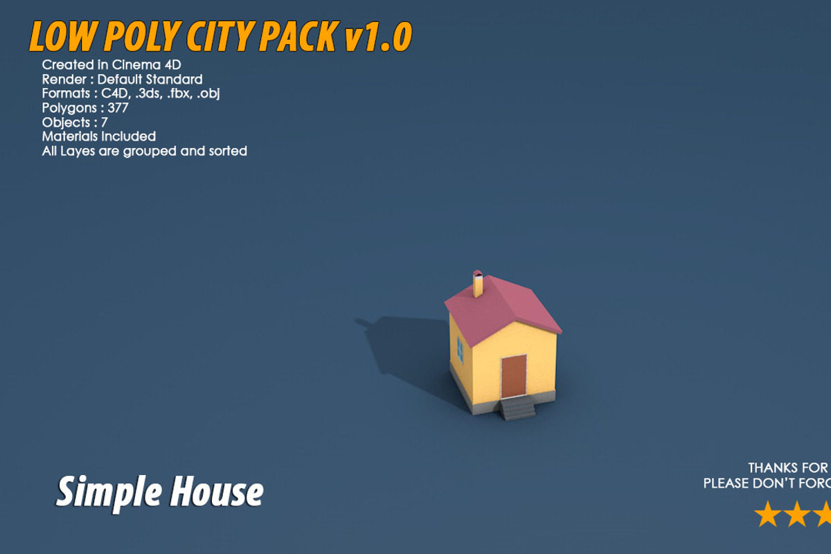 Low Poly City Pack 1, an Architecture 3D Model by multimedia4ds (Photo 30 of 40)