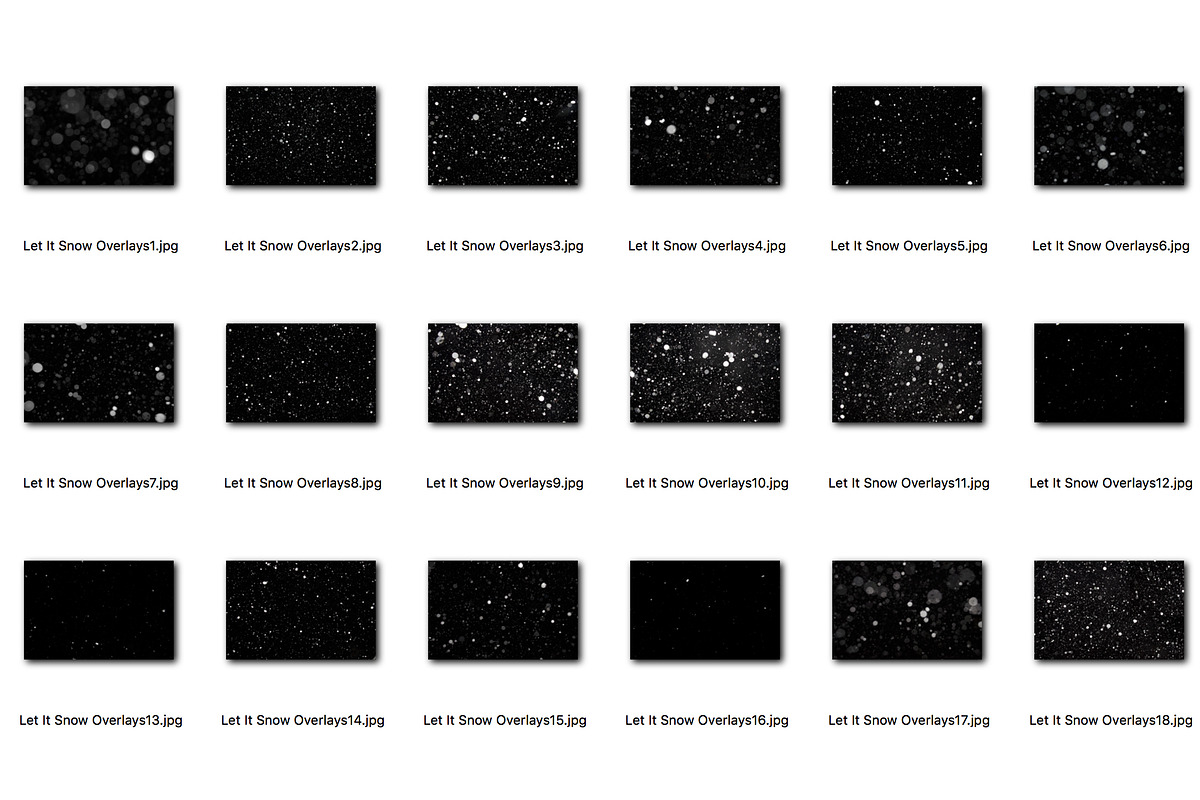 Let It Snow Photography Overlays, a Layer Style Add-On by Ashley Alexandra Design (Photo 11 of 11)
