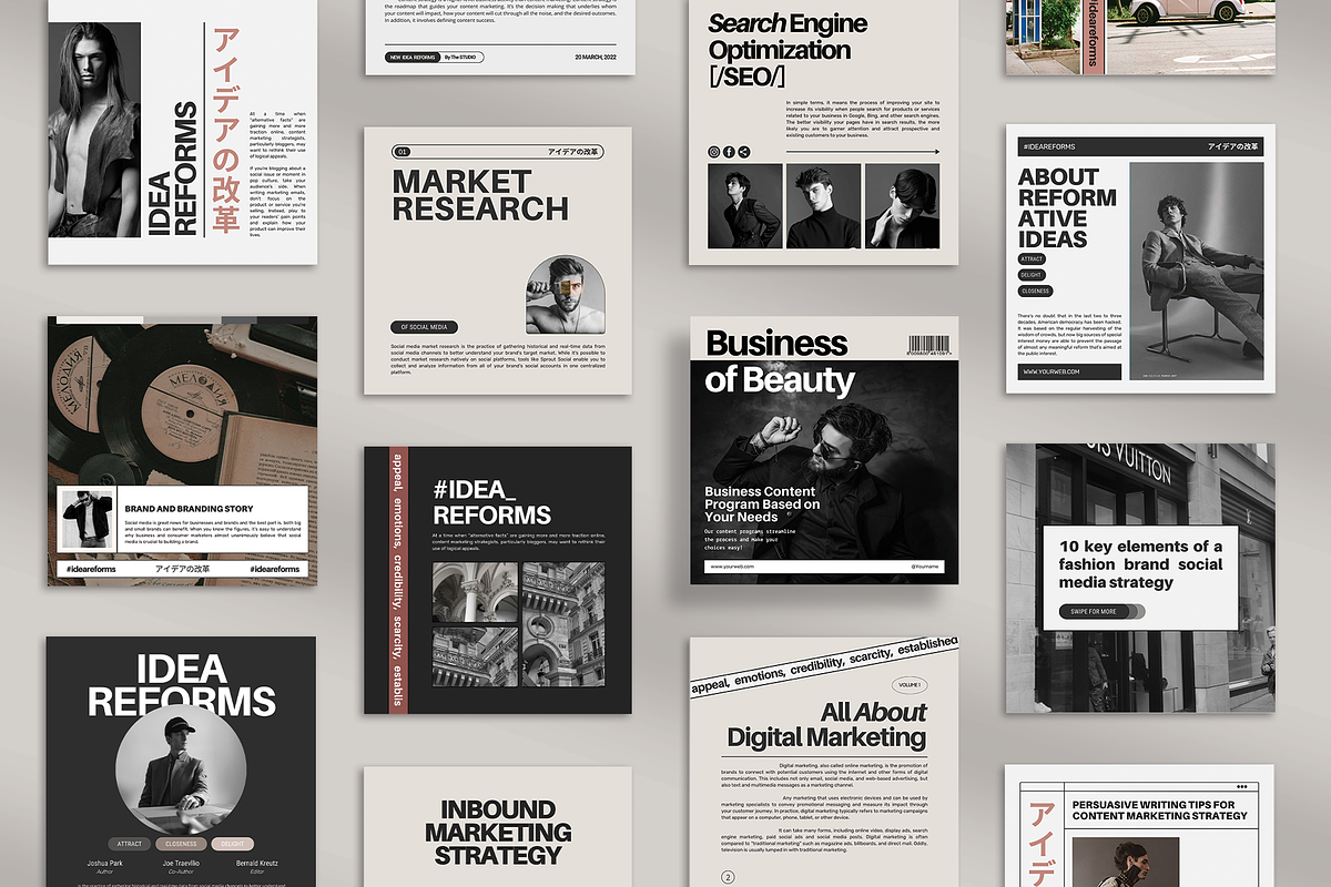 MESA Marketing Kit, a Social Media Template by Analogi Studio (Photo 2 of 9)