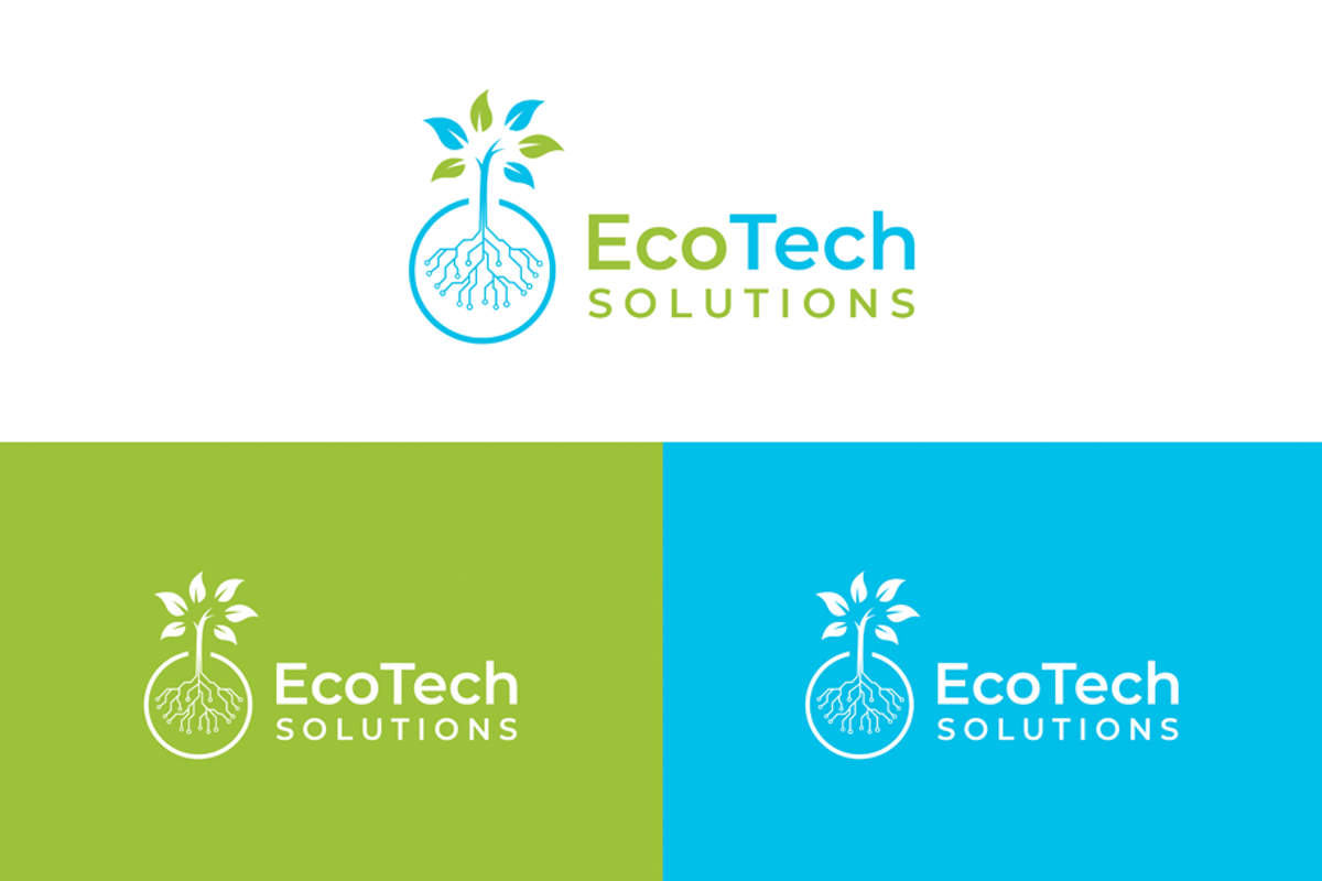 EcoTech Logo, a Branding & Logo Template by Azqaa (Photo 3 of 4)