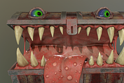 Monster chest PBR, a Characters & Person 3D Model by en3my71 (Thumbnail 1 of 11)