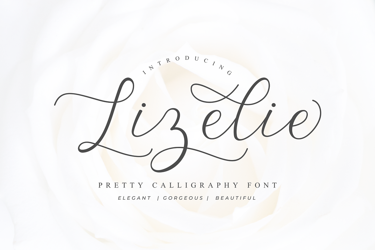 Lizelie Calligraphy font