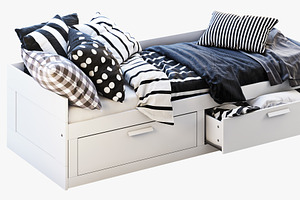 Single Bed 3D Model