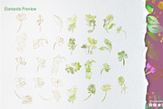 Saint Patrick Watercolor Clip arts, a Texture Illustration by CpandoShop (Thumbnail 4 of 6)