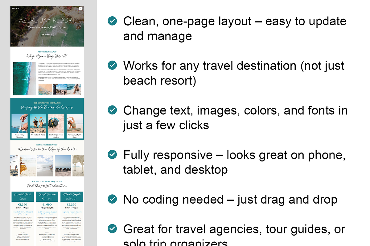 Resort - Wix Studio Website preview 4