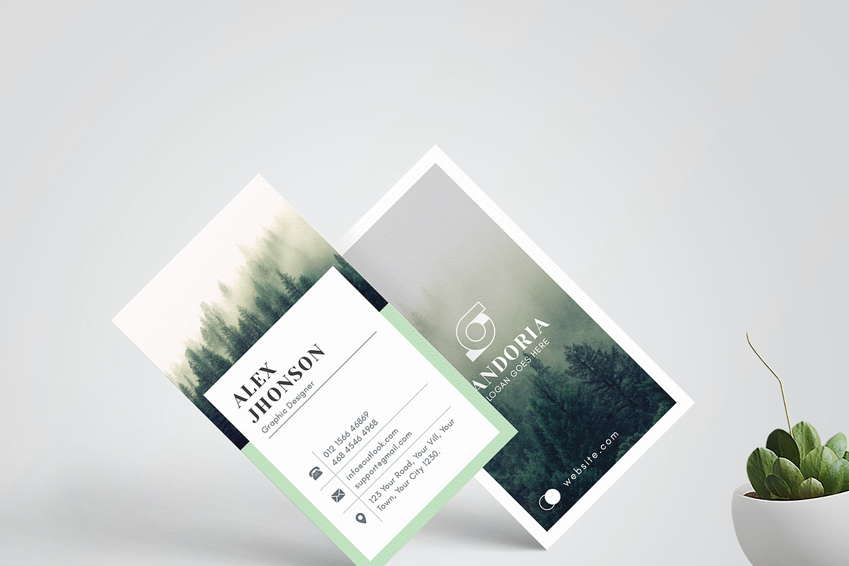 Business Card, a Business Card Template by TelaTemplates (Photo 3 of 8)