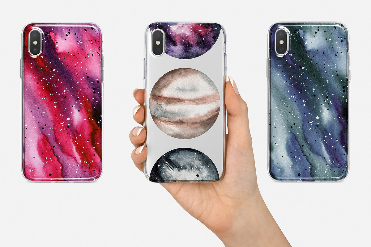 Space Travel - watercolor collection, a Texture Illustration by Alina Sh (Photo 10 of 11)