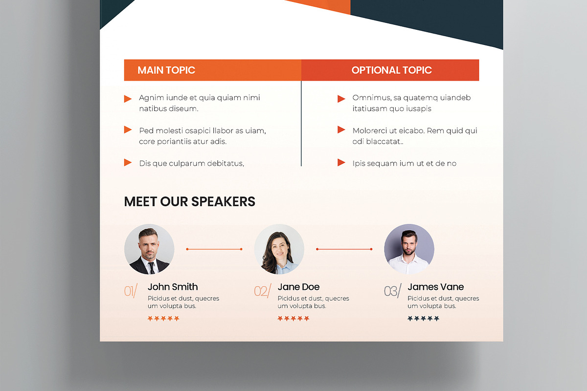 Online Business Conference Flyer, a Flyer Template by MightyDesign (Photo 3 of 8)
