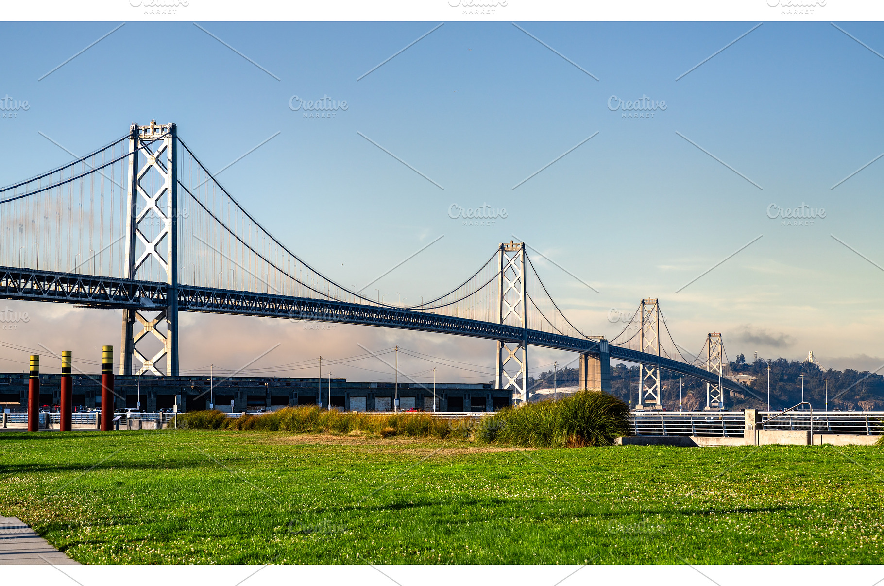 San Francisco-Oakland Bay Bridge, an Architecture Photo by Leonid Andronov