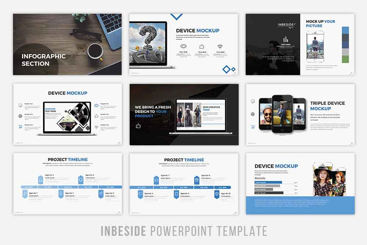 Inbeside Powerpoint Template, a Presentation Template by RRGraph