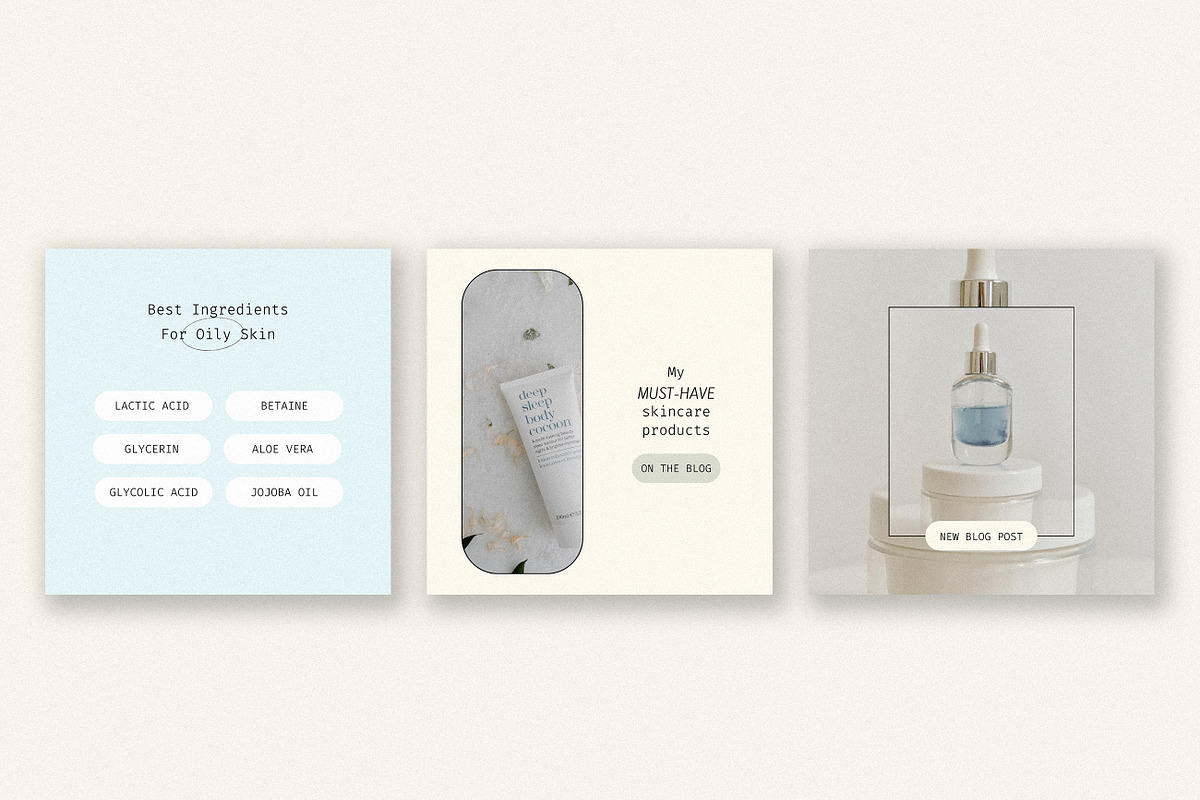 Modern Wellness Instagram Templates, a Social Media Template by denofdreamers (Photo 3 of 6)