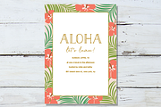 Summer Aloha Invite, an Invitation Template by Pixejoo (Thumbnail 2 of 2)