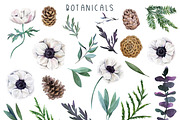 Watercolor Winter Scene Creator, an Object Graphic by JSolomatina (Thumbnail 9 of 19)