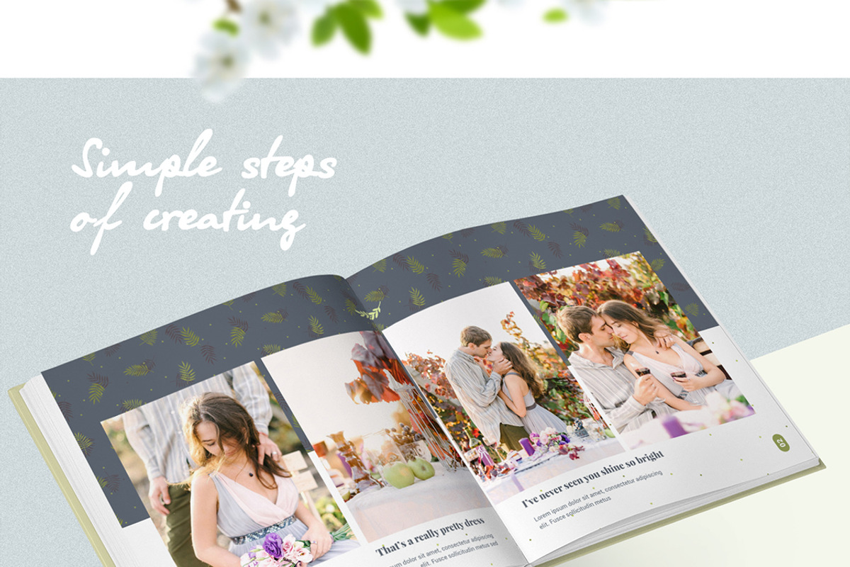 Photo Album Template - Green, a Stationery Template by ArealPro (Photo 21 of 22)