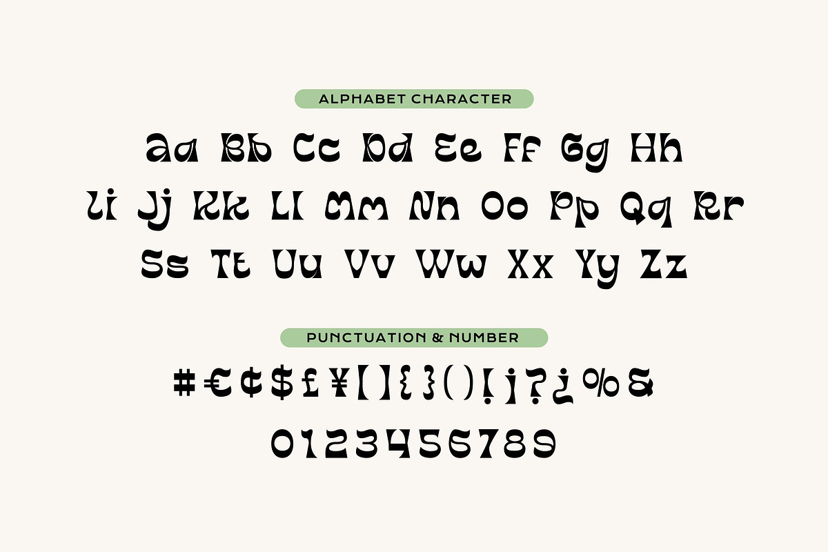 Nortub Moons - Psychedelic Typeface, a Sans Serif Font by Imoodev (Photo 5 of 5)