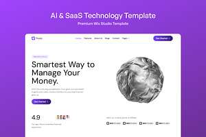 Truvo - AI & SaaS Wix Template