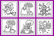 Bold Easy Little Spooky Coloring, a Seasonal Illustration by Coco Bloom (Thumbnail 3 of 4)