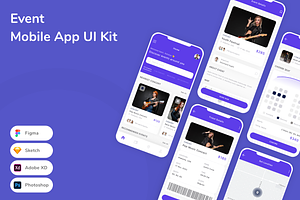 Event Mobile App UI Kit