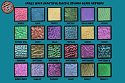 Procreate Stained Glass Kit Volume 2, a Brush Add-On by AlwaysBeColoring (Thumbnail 6 of 10)